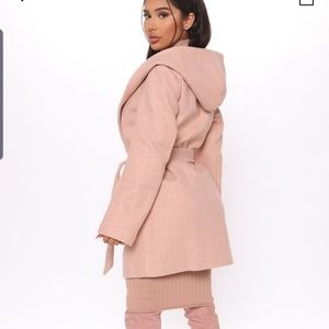 Fashion Nova- Muave Pack Some Heat Coat
